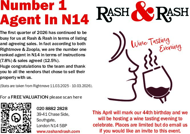 Sell Your Home Fast in N14 with Rash & Rash Estate Agents